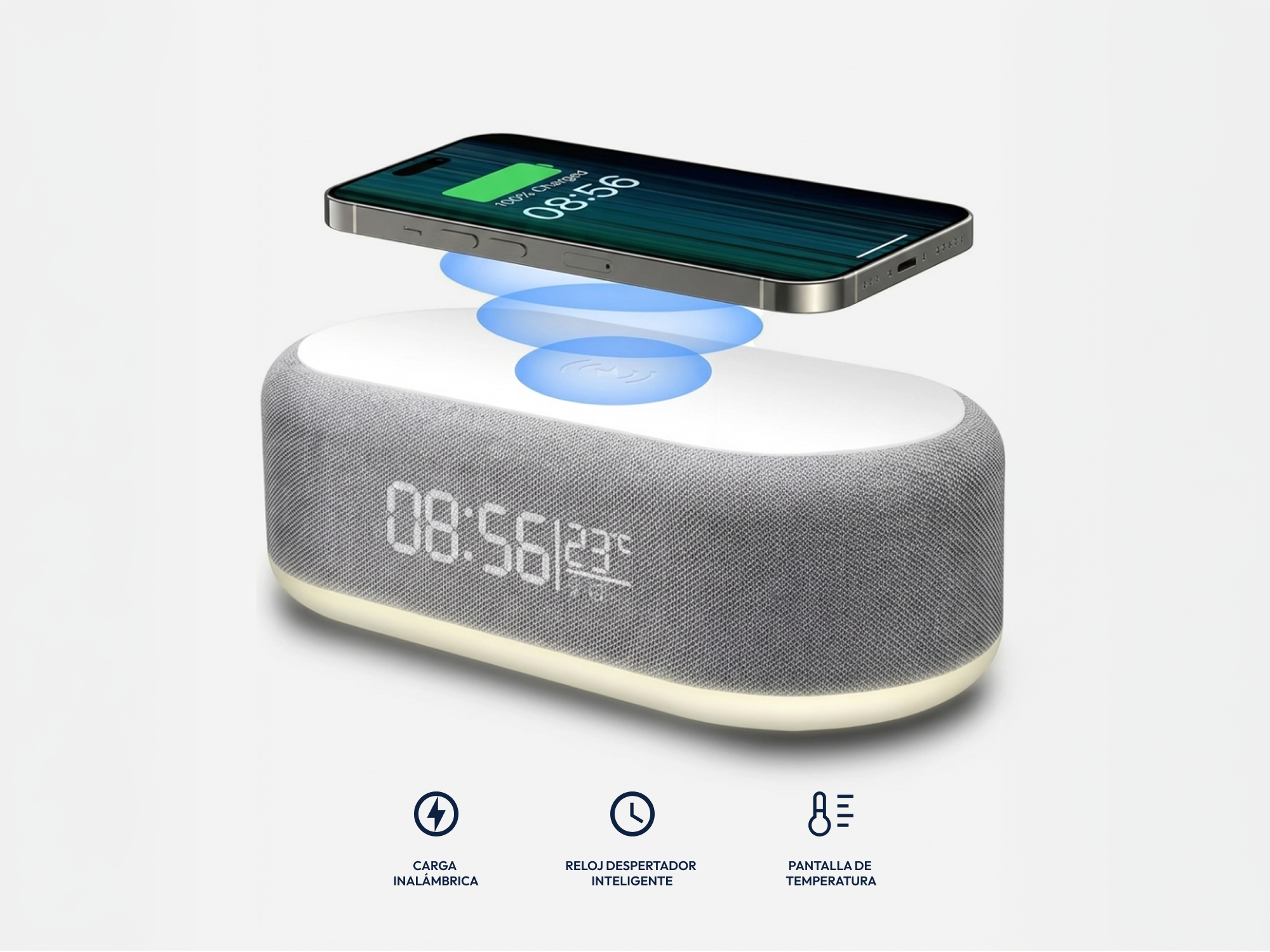 Reloj Despertador 4 en 1